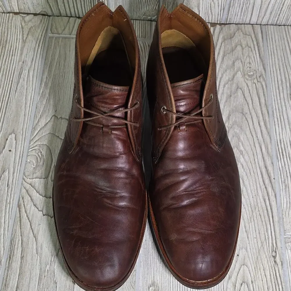 Timberland Boot Company Wodehouse Lost History Chukka Boots Brown Leather Men 13